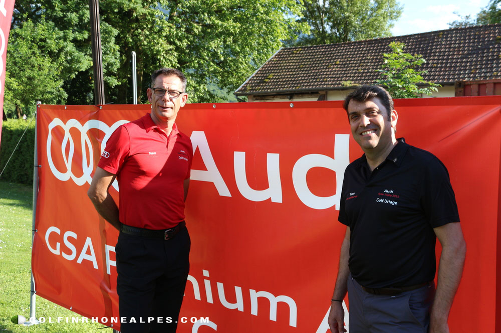 Jean Philppe Boulard, Directeur d'"Uriage et Christophe Bernigaud ( Audi Echirolles)