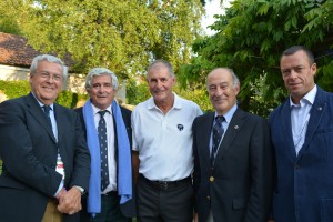 Alain Jean jean avec  des Présidents de     Fédérations européennes de golf